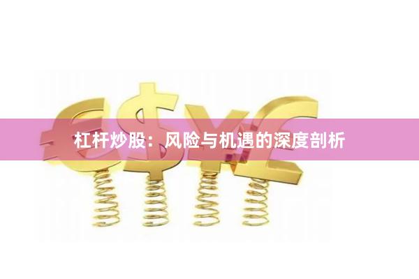 杠杆炒股：风险与机遇的深度剖析